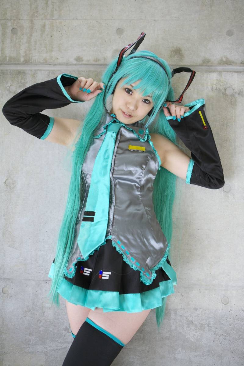[Cosplay]  Vocaloid - Sexy Hatsune Miku